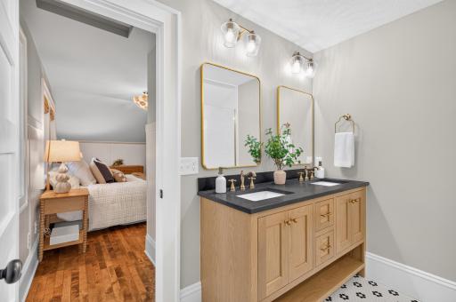 Newly Renovated Primary Suite with Dual Sinks