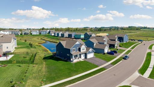 Situated on a beautiful lot with that has fenced back yard.