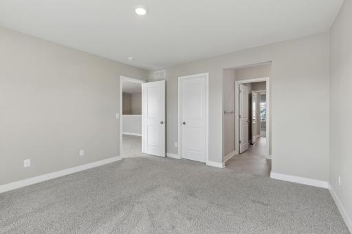 Upper bedroom #2 leading into "Jack & Jill" bathroom.