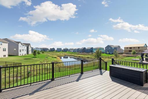 Look at that amazing view. Private and tranquil. Excellent space for entertaining.