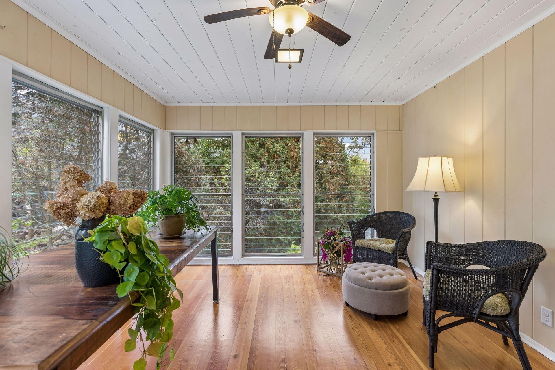 3-season sunroom for relaxing and entertaining