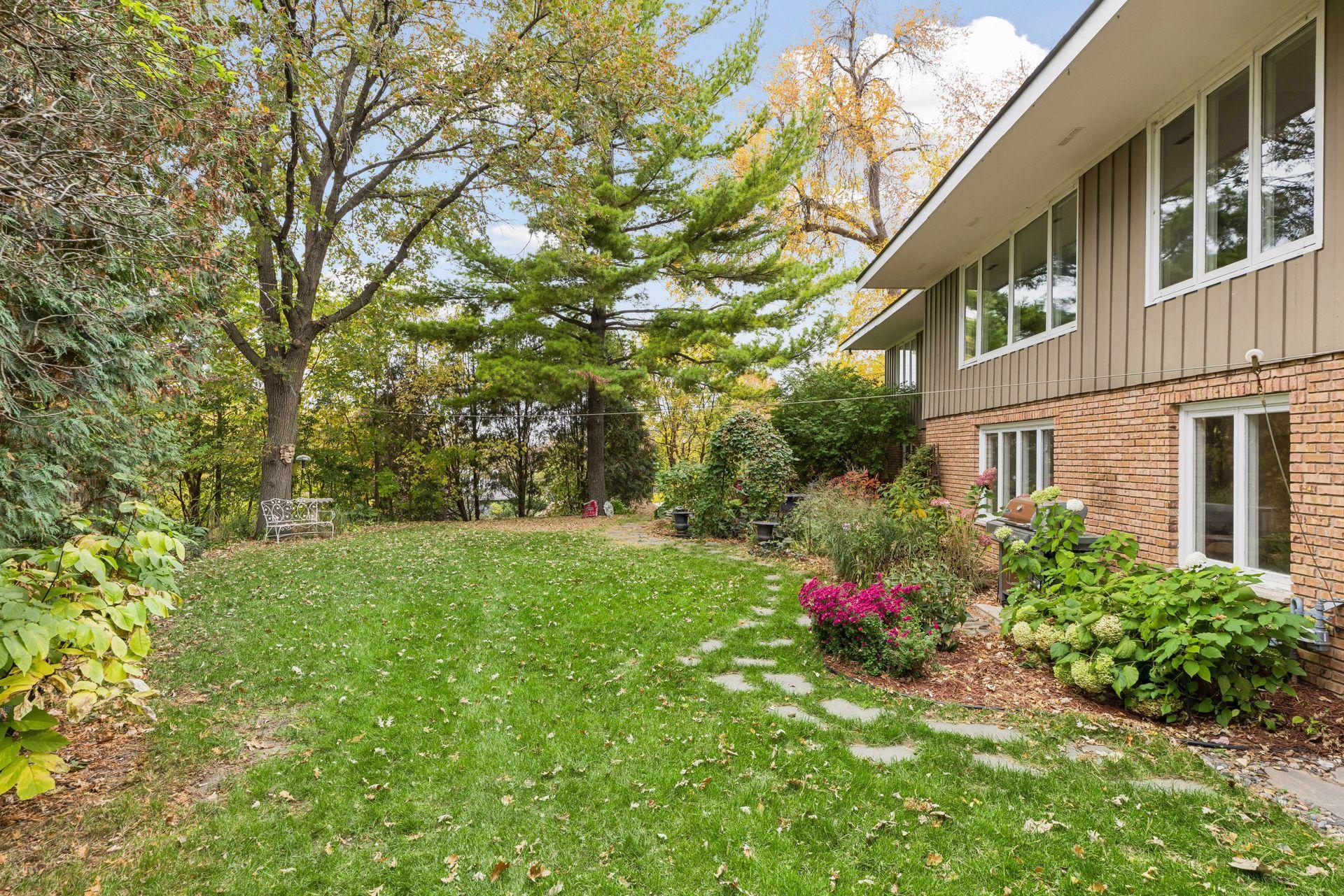 Multiple spaces to enjoy the carefully curated gardens