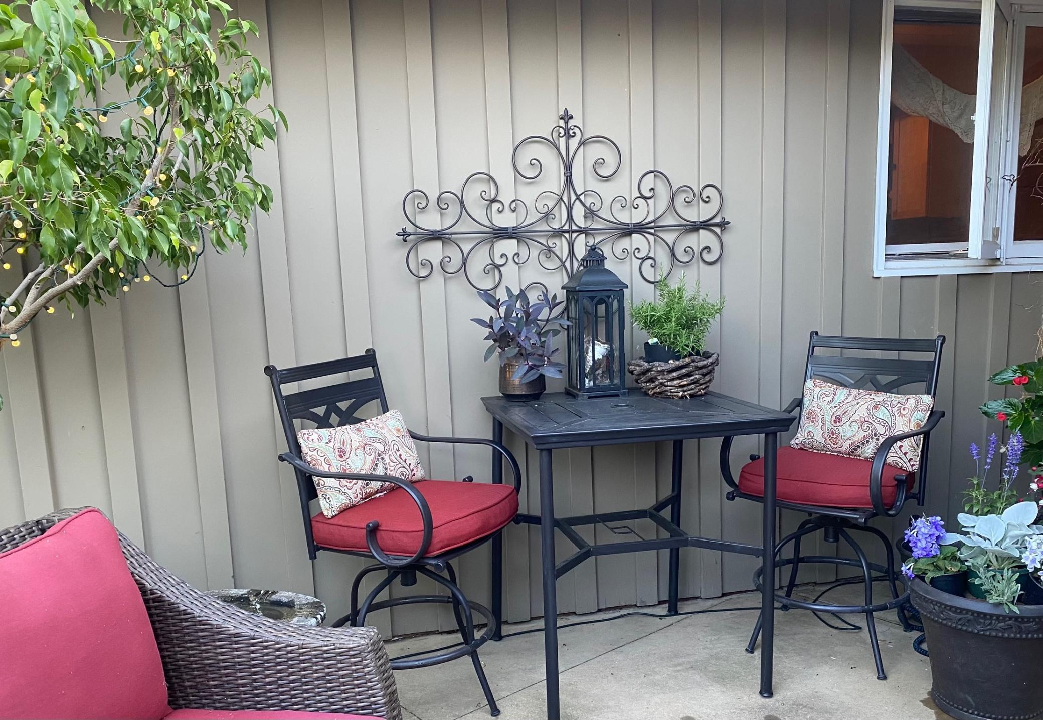 Front entry patio