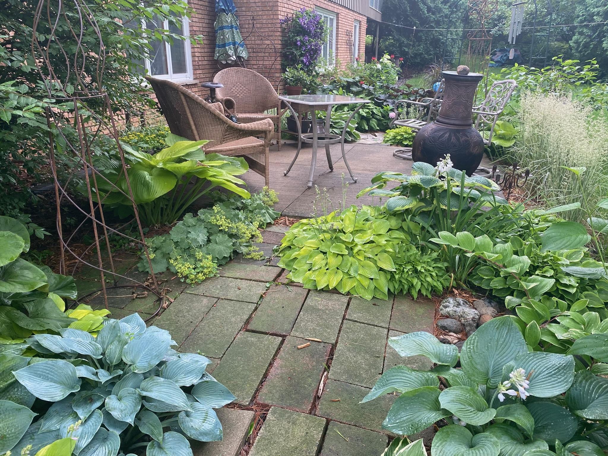 Intimate seating area