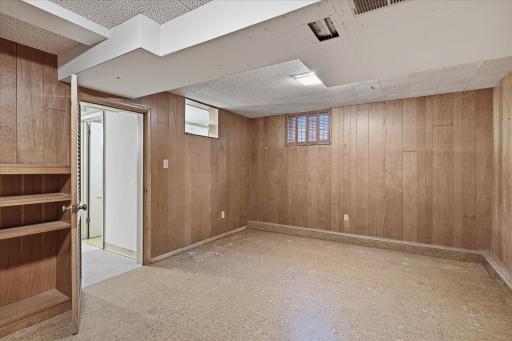Lower Level Office & Storage (Possible Future 4th Bedroom)
