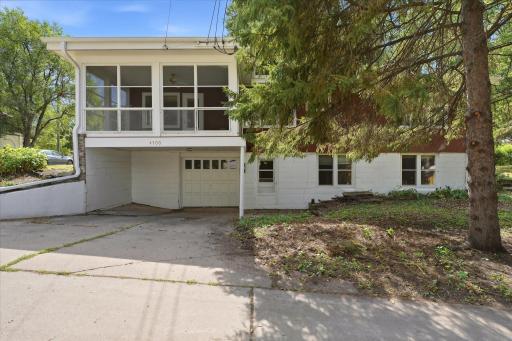 Rear View - Tuck Under Garage & Screen Porch