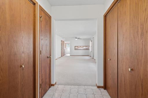 #1 has huge closets.