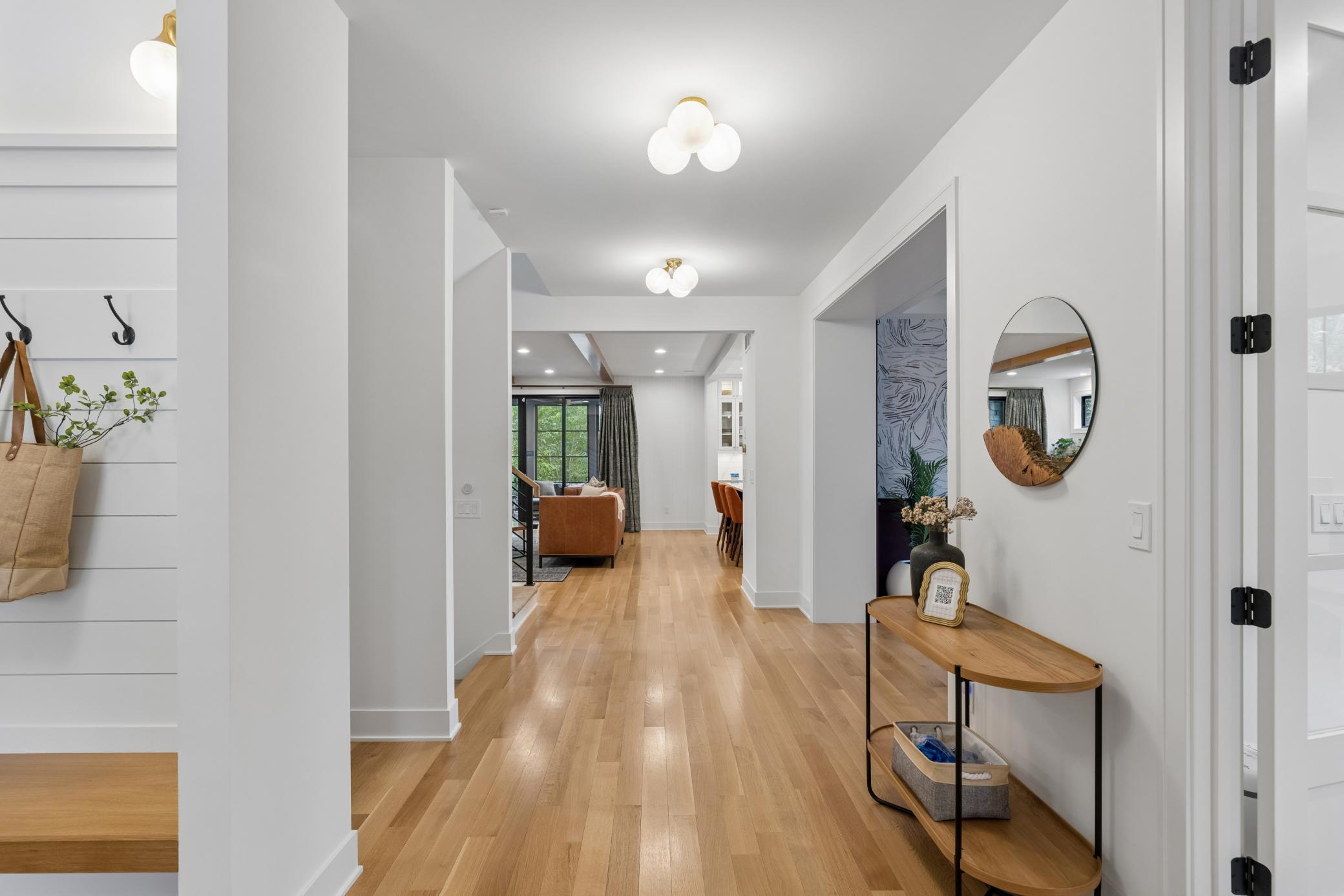 Hardwood floors throughout.