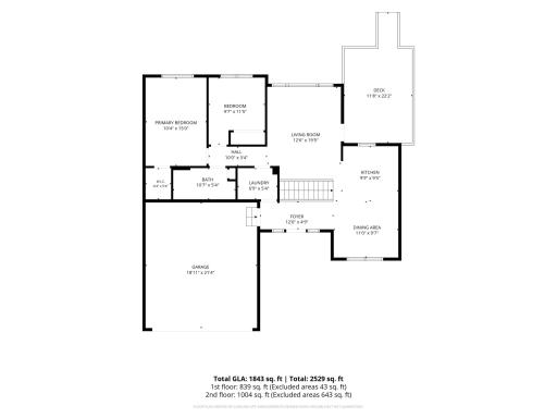 Main Level -- Floor Plan
