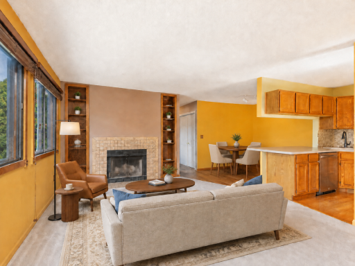 This image has been virtually staged with digitally added furniture and dÃ©cor. Refer to the unstaged photos and in-person showing for the propertyâs actual condition.