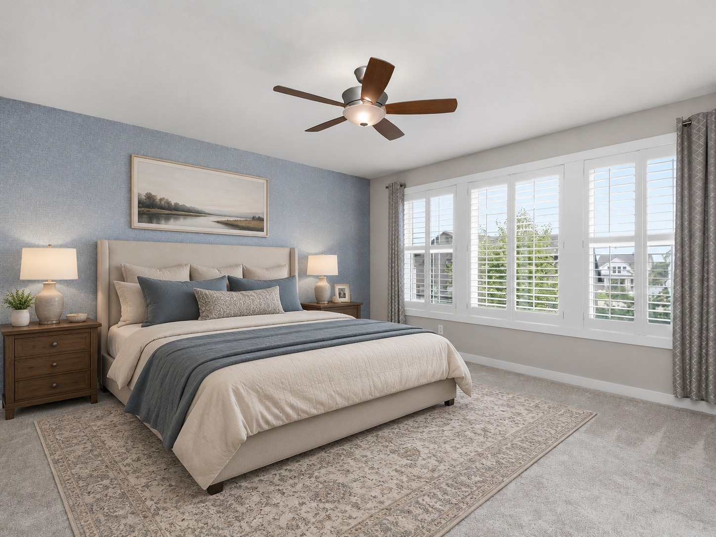 This image has been virtually staged with digitally added furniture and décor. Refer to the unstaged photos and an in-person showing for the property’s actual condition.