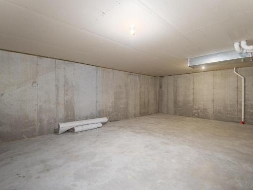 731 sq ft of unfinished space in the lower level mechanical room allows for GREAT indoor storage!