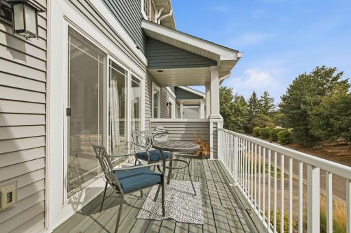 Wow!! Sit A Spell On This Amazing Deck Overlooking The Beautiful Trees!!
