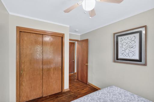 Bedroom 2 main floor with large closet.