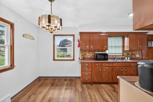 space for a kitchen table