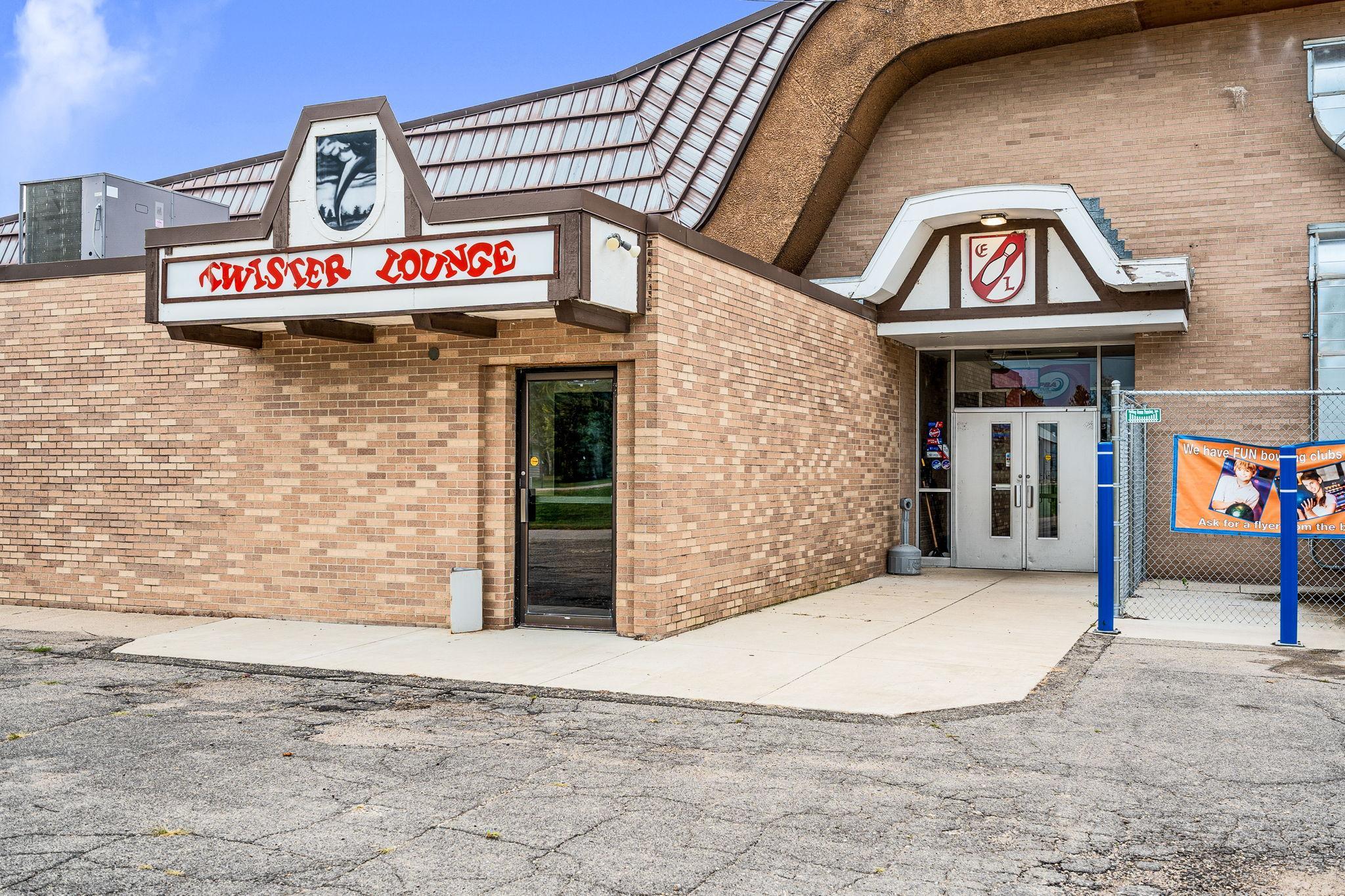Front Entrance to bowling alley