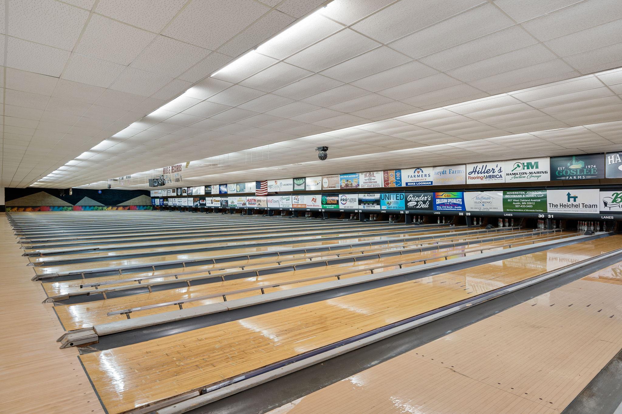 View of lanes from lane #32