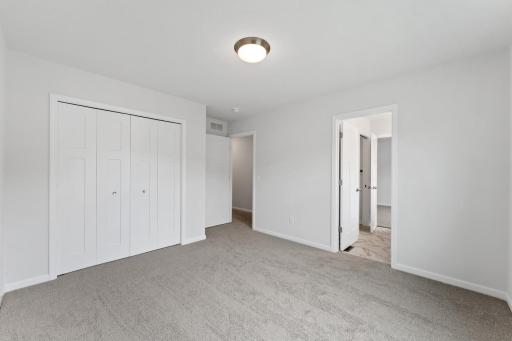 Second bedroom leads to a Jack-and-Jill bathroom.