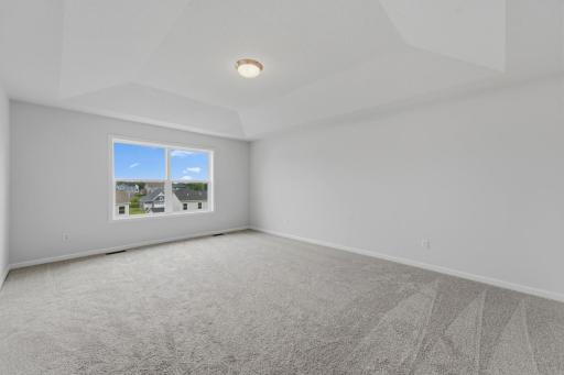 Owner's suite is spacious and bright.