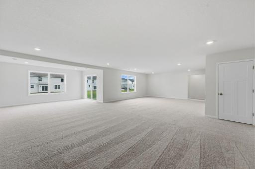 If you are typically the host for holidays and get togethers, you can continue that tradition as this home. Features this huge lower level rec room.