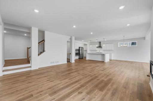 Another view of the family room, this space is perfect for hosting and entertaining.
