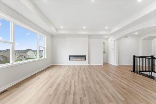 Spacious family room for all your get togethers!