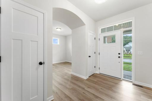 Flex room off the foyer with an array of purposes.