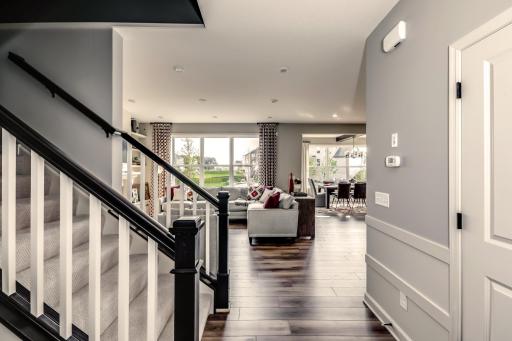 From your fist step into this home you can really feel the thoughtful detail and elegance in every detail. (model photo)