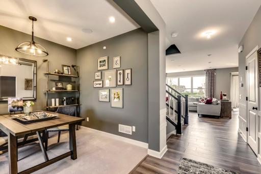 The flex room makes a perfect additional sitting area or home office space. (model photo)