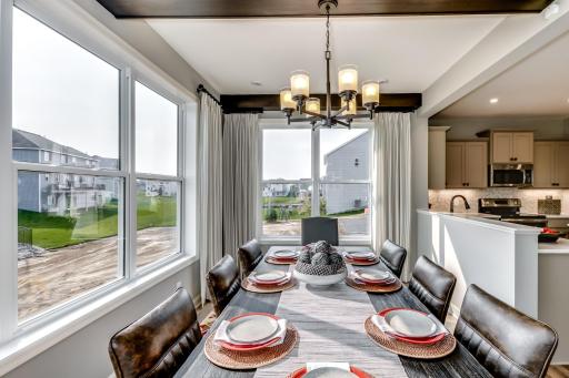 Imagine enjoying a cup of coffee watching the sun rise in the morning room. (model photo)