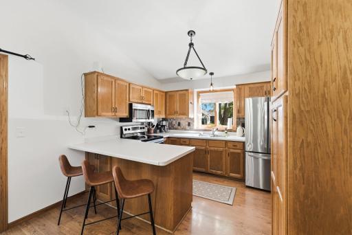 Ample cabinetry for all your culinary needs.
