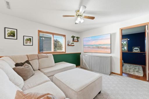 An adaptable lower-level retreat offers plenty of possibilities.