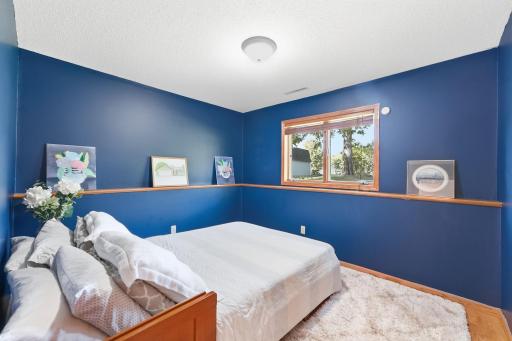 Lower level bedroom ready for your personal touch.
