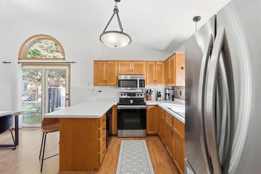 Plenty of countertop space to prepare all your foods.