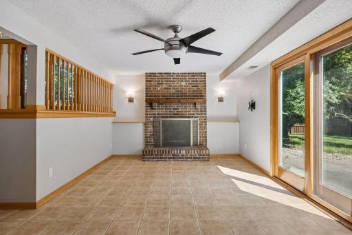 Lower level living room