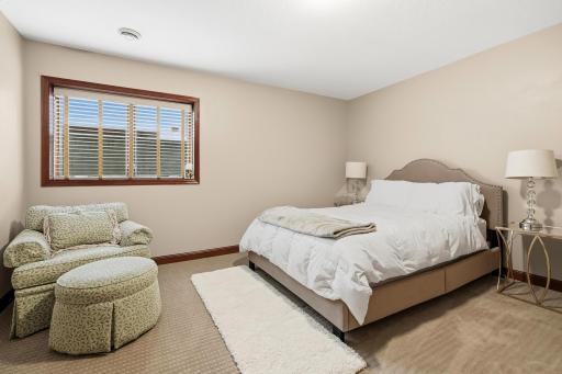 LL Bedroom offers large bright windows and a walk in closet.