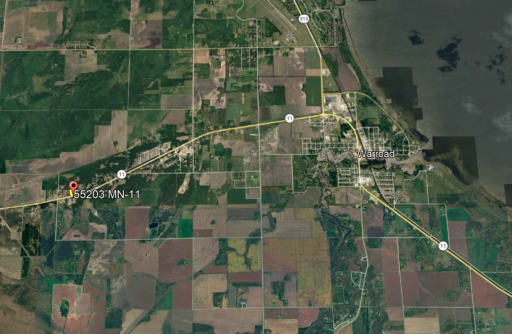 Location from Warroad