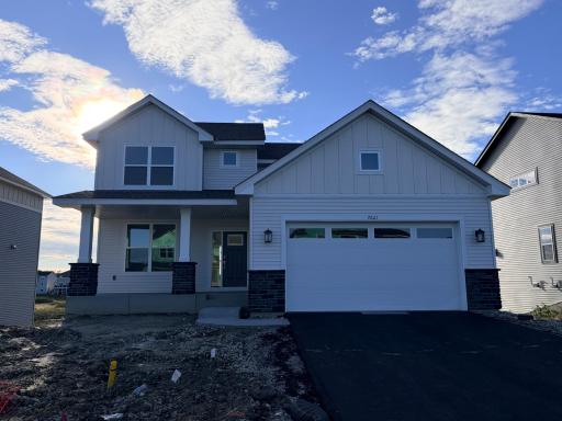 Welcome to 7621 Lotus Ln! (Photo is of the actual home in progress.)