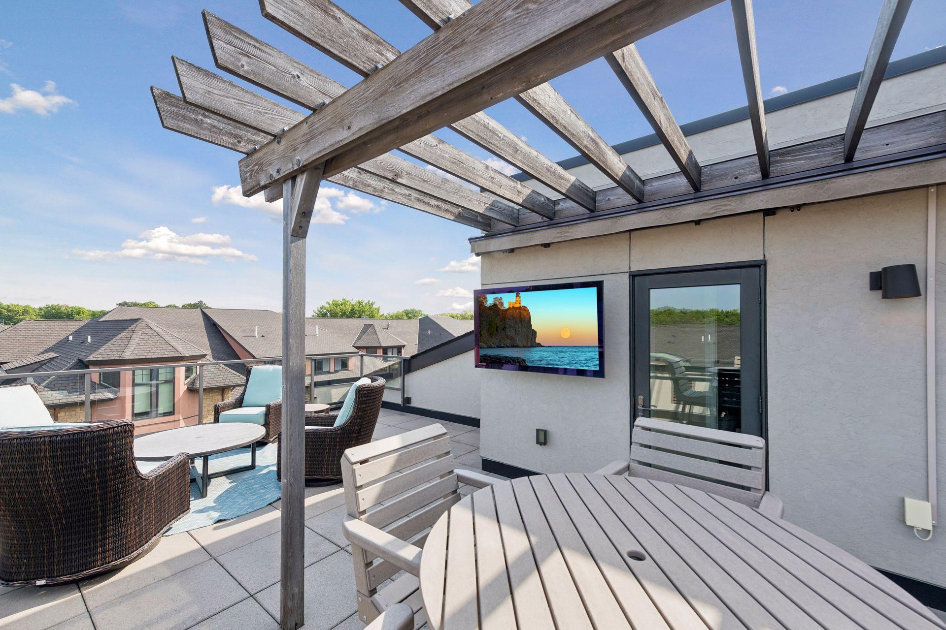 Impressive private rooftop oasis