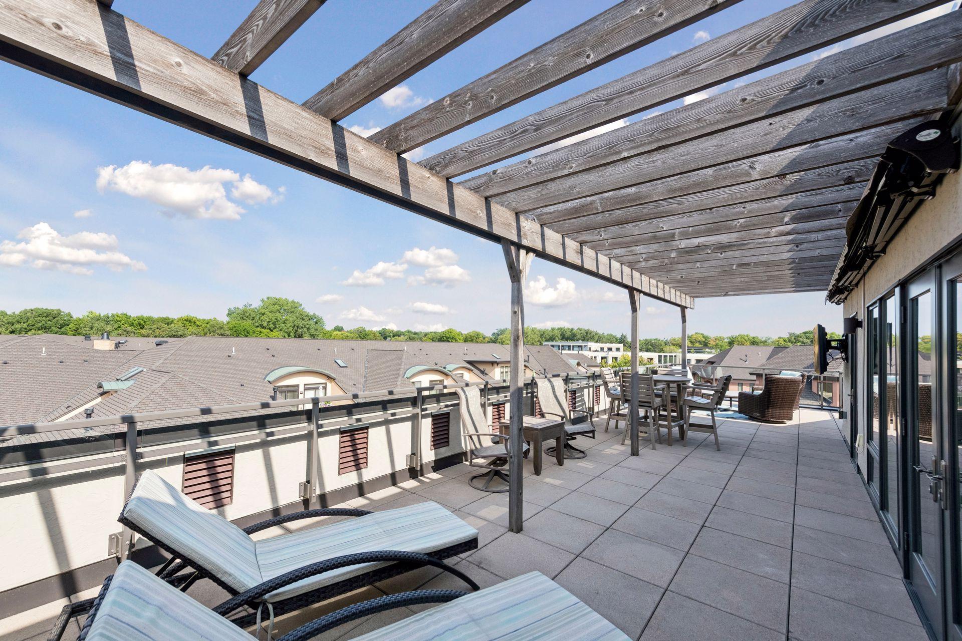 Take in the west facing views in this large walk-out balcony