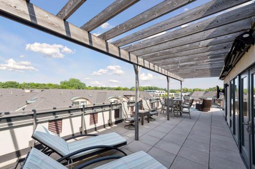 Take in the west facing views in this large walk-out balcony