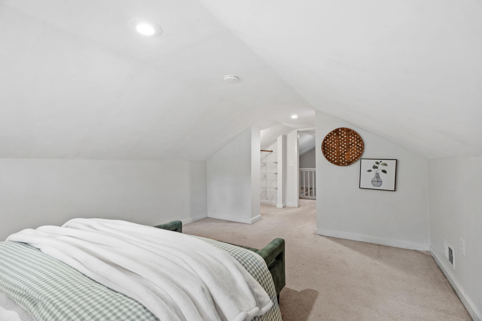 Upper-Level Bonus Room – Not Included in Bedroom Count - Can be used as Office, Flex Space, Playroom, etc