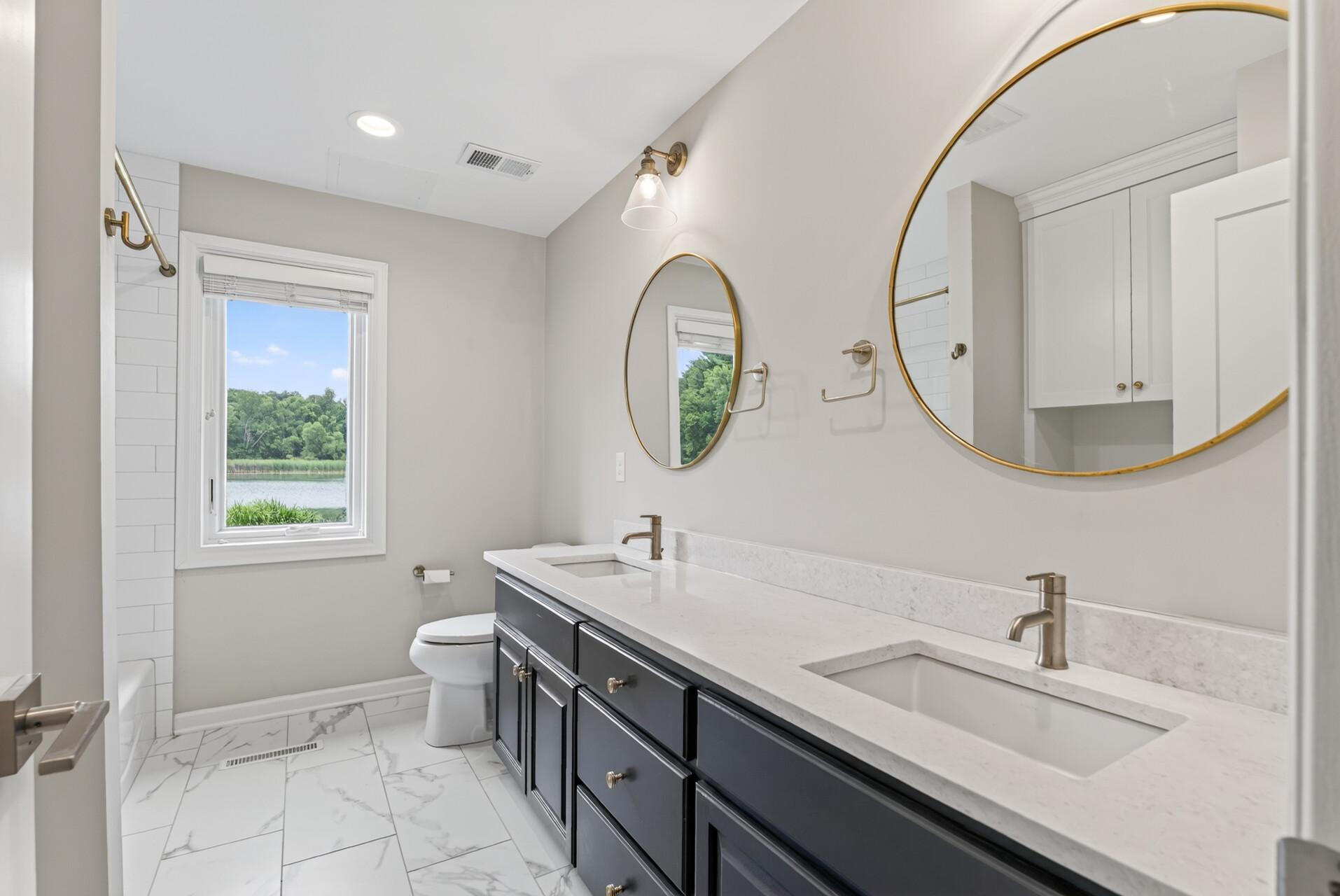Lower level bathroom