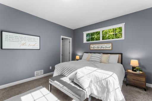Main level bedroom that could also be used as a home office!