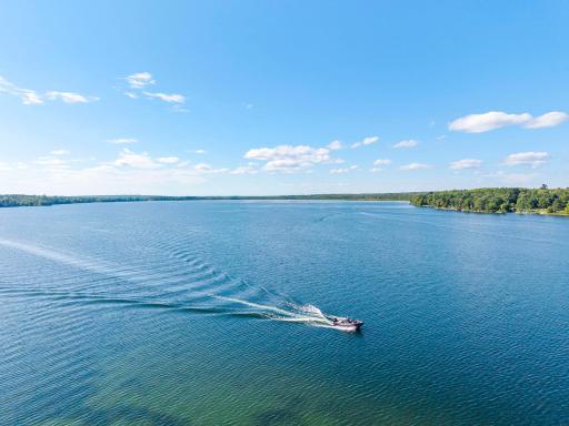 Known for world-class fishing, boating, and swimming, the lake is the heart of this community