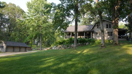 Side Porch and 3 Car Garage