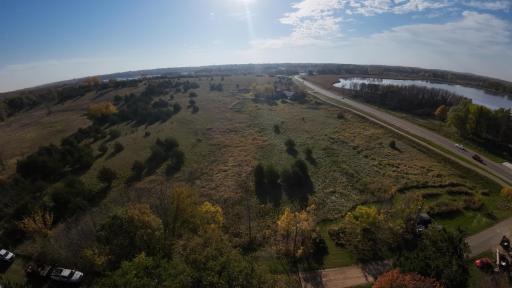 View from the north side of the lot off Wisteria St.