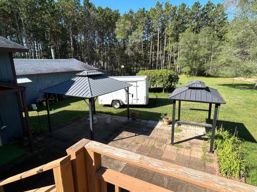 Grilling Area & Screened-in Gazebo