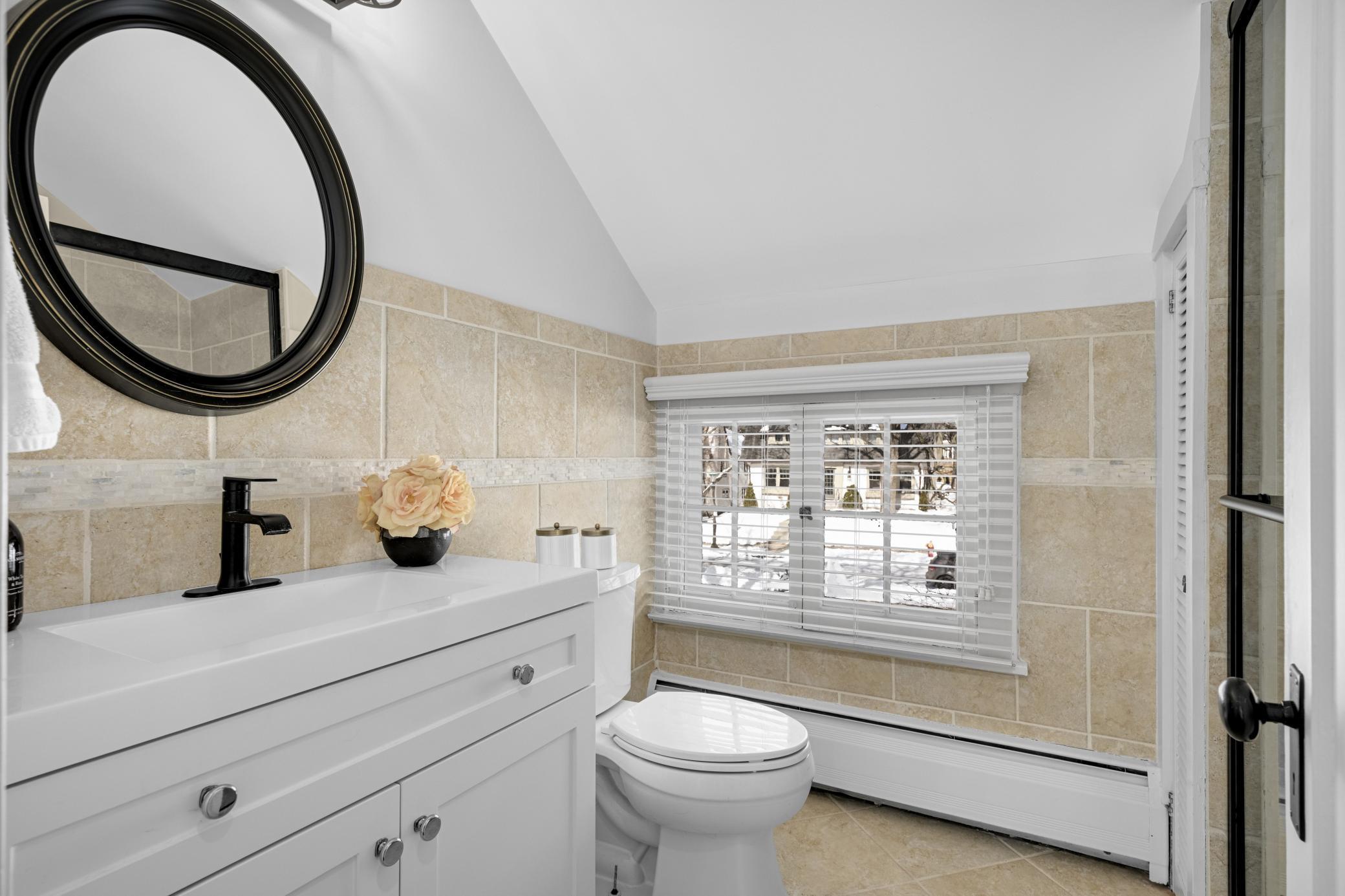 3/4 bath off the primary bedroom