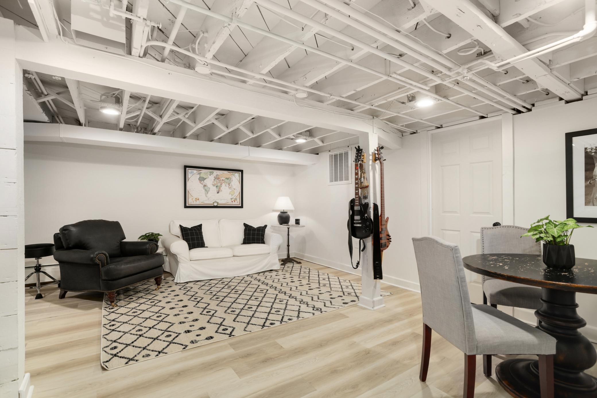 Basement family room